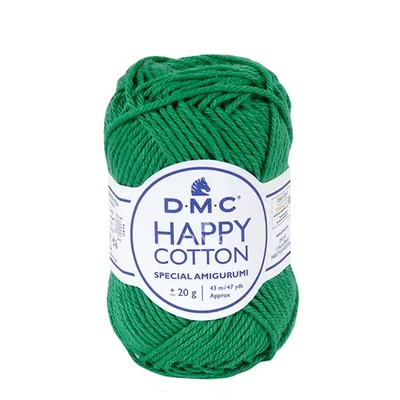 Bavlnená priadza na amigurumi DMC Happy Cotton, 20 g - 781, trávovo zelená