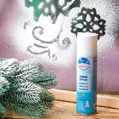 Umelý sneh v spreji, 150 ml - biely, Christmas snow