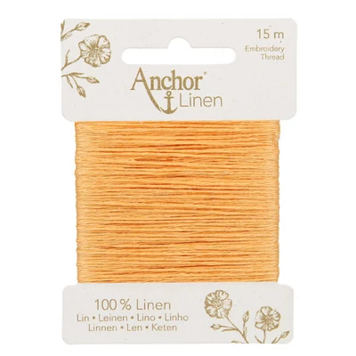 Vyšívacia niť, Anchor Linen, 15 m - 10 broskyňa