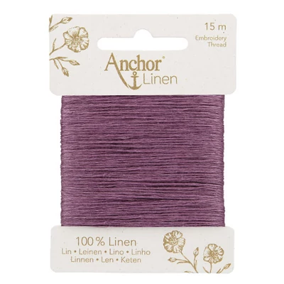 Vyšívacia niť, Anchor Linen, 15 m - 21 čakanka