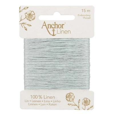 Vyšívacia niť, Anchor Linen, 15 m - 34 sivé oblaky