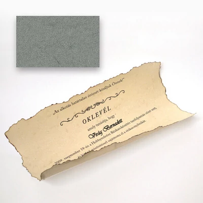 Papier s efektom slonej kože, A4, 110 g - 83, tmavosivý