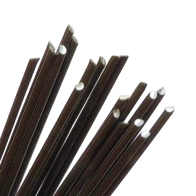 Ihla na sviečky, ihla na kvety, drôt s ostrým koncom  - 1,4 mm, 15 cm, 20 ks - čierny