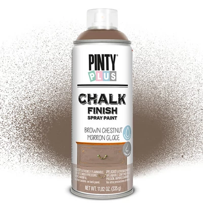 Kriedová farba v spreji, Chalk Paint, Pinty Plus - hnedá