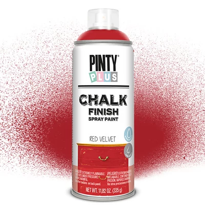 Kriedová farba v spreji, Chalk Paint, Pinty Plus - červený zamat