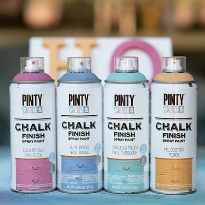 Kriedová farba v spreji Chalk Paint, Pinty Plus - v rôznych farbách