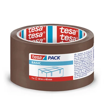 Baliaca páska ICO, Tesa Basic 58573, hnedá, 48 mm x 50 m
