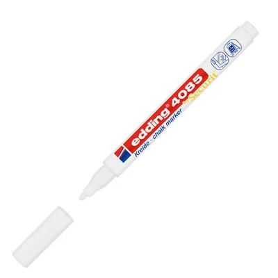 Kriedový marker, tekutá krieda, EDDING 4085 - biely