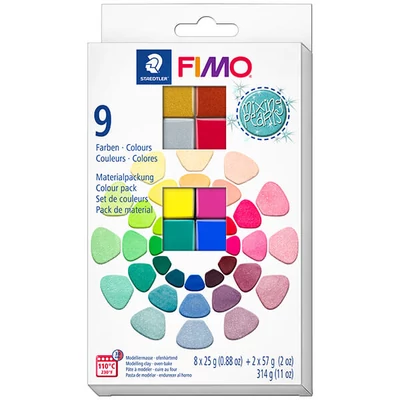 Sada modelovacej hmoty do rúry FIMO Effect Colour Pack, 8x25+2x57 g - Mixing Pearls