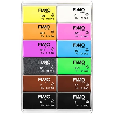 Sada modelovacej hmoty do rúry FIMO Effect Colour Pack, 12x25 g - Neon