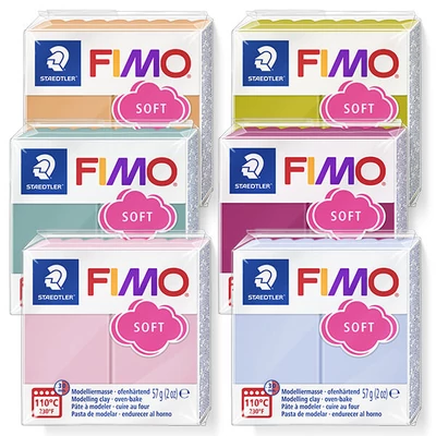 Modelovacia hmota do rúry FIMO Soft, 57 g - rôzne trendové farby 2024-2025