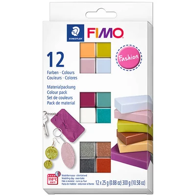 Sada modelovacej hmoty do rúry FIMO Soft Colour Pack, 12x25 g - Fashion Colours