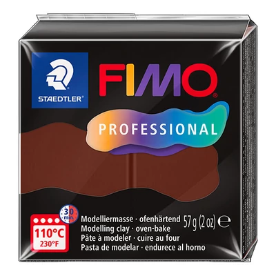 Modelovacia hmota do rúry FIMO Professional, 57 g - čokoláda, chocolate (8040-77)