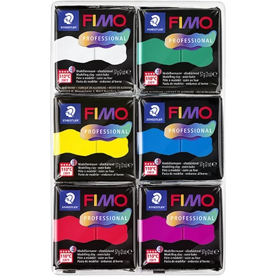 Sada modelovacích hôt do rúry FIMO Professional Colour Pack, 6x57 g - True Colours