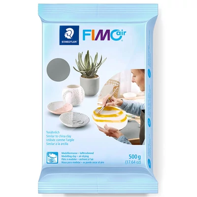 Modelovacia hmota tvrdnúca na vzduchu FIMO Air Basic 500 g - sivá (8100-80)