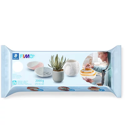Modelovacia hmota tvrdnúca na vzduchu FIMO Air Basic 2000 g - biela (8102-0)
