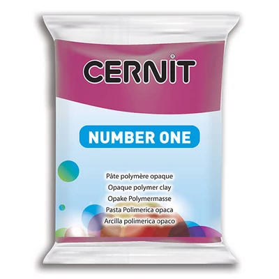 Modelovacia hmota do rúry Cernit N1., 56 g - bordová (411)