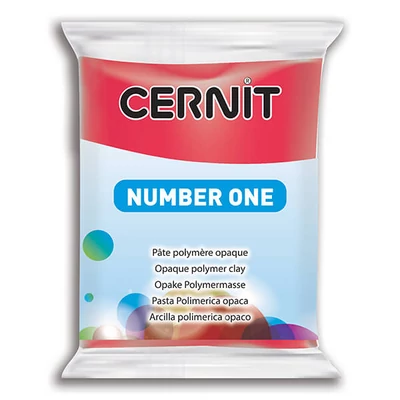 Modelovacia hmota do rúry Cernit N1., 56 g - vianočná červená (463)