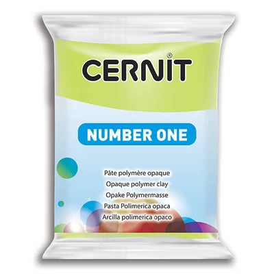 Modelovacia hmota do rúry Cernit N1., 56 g - limetkovo zelená (601)