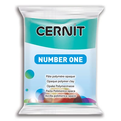 Modelovacia hmota do rúry Cernit N1., 56 g - tyrkysovo zelená (676)