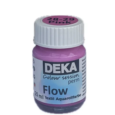 Farba na textil Deka PermFlow s akvarelovým efektom – 29 ružová