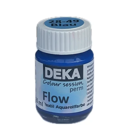 Farba na textil Deka PermFlow s akvarelovým efektom – 49 modrá