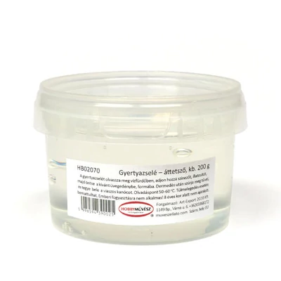 Gél na výrobu sviečok - priesvitný, 200 g