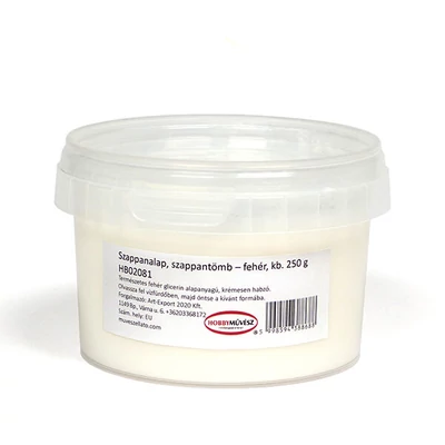Mydlový blok, mydlový základ, 250 g - biely