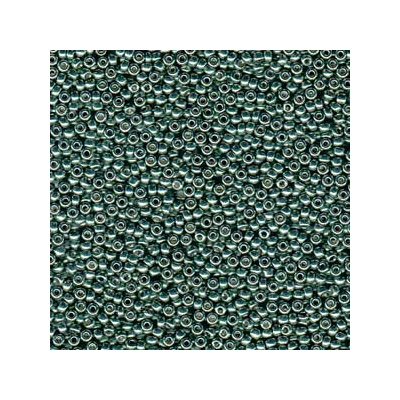 Miyuki japonské sklenené koráliky 11/0 - Duracoat Galvanized Sea Green