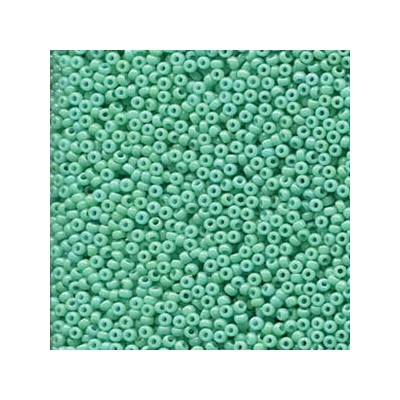 Miyuki japonské sklenené koráliky 11/0 - Duracoat Opaque Dyed Turquoise