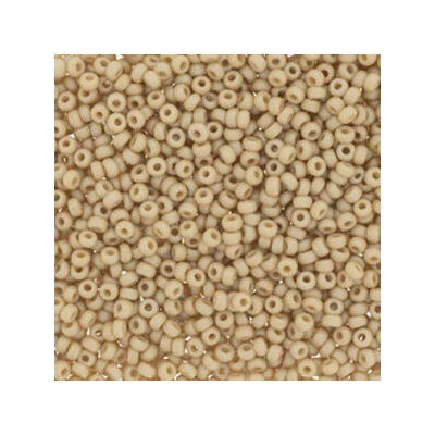 Miyuki japonské sklenené koráliky 11/0 - Frost Opaque Glaze Rainbow Ivory
