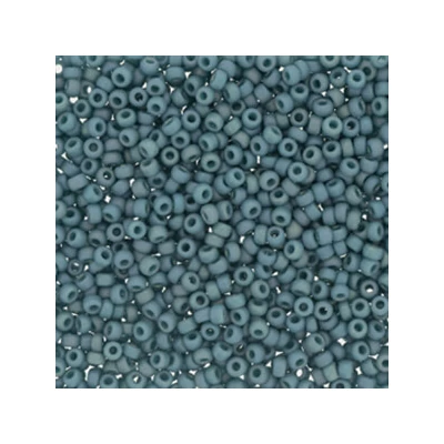 Miyuki japonské sklenené koráliky 11/0 - Frost Opaque Glaze Rainbow Peacock