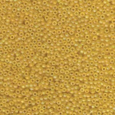 Miyuki japonské sklenené koráliky 11/0 - Matte Transparent Yellow AB