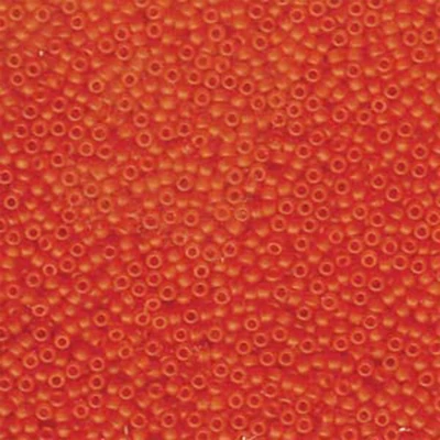 Miyuki japonské sklenené koráliky 11/0 - Matte Transparent Orange