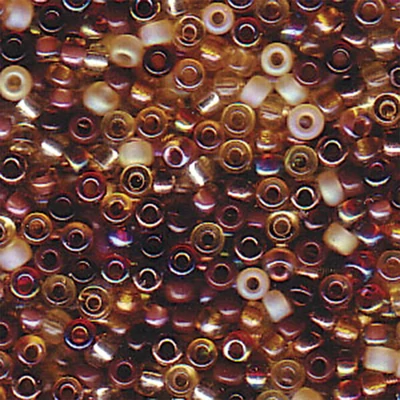 Miyuki japonské sklenené koráliky 11/0 - Mix Wheatberry