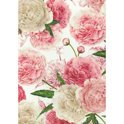 Papier na decoupage Tassotti - pivonka