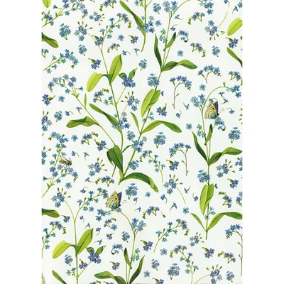 Papier na decoupage Tassotti - nezábudka