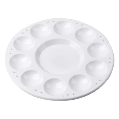 Plastová maliarska paleta - 17 cm, okrúhla