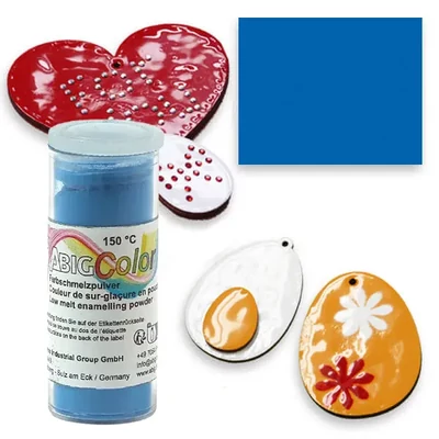 Hobby smalt v prášku AbigColor, 10 ml - svetlomodrá