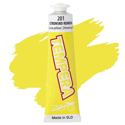 Tempera Aero, 42 ml - 201, lemon yellow