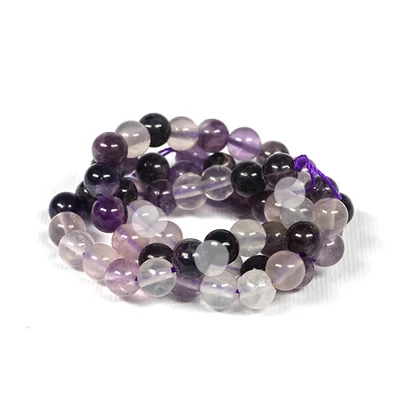Minerálne koráliky - Fialový fluorit, 6 mm, 1 prameň