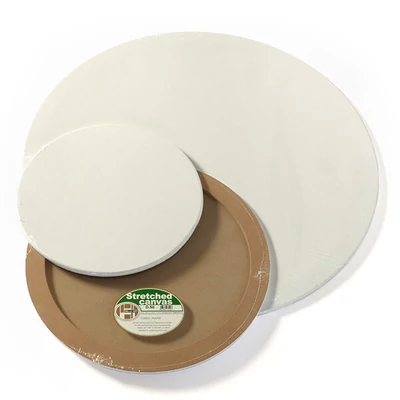 Maliarske plátno na ráme Belle Arti - 50 cm, okrúhle, lepené