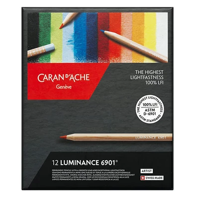Sada farebných ceruziek Caran d'Ache Luminance 6901 - 12 ks