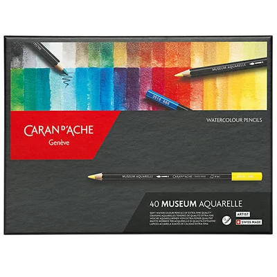 Sada akvarelových ceruziek Museum Caran d'Ache - 40 ks