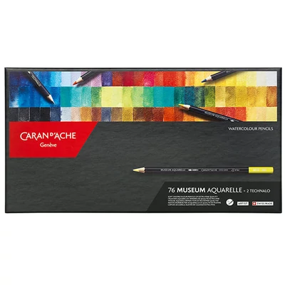 Sada akvarelových ceruziek Museum Caran d'Ache - 76 ks