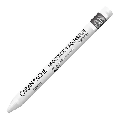 Akvarelová krieda Caran d'Ache Neocolor II - 001, white