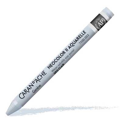 Akvarelová krieda Caran d'Ache Neocolor II - 003, light grey