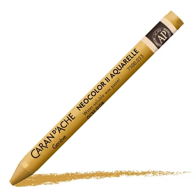 Akvarelová krieda Caran d'Ache Neocolor II - 033, golden ochre