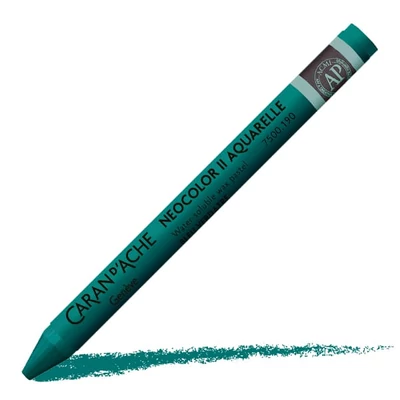 Akvarelová krieda Caran d'Ache Neocolor II - 190, greenish blue