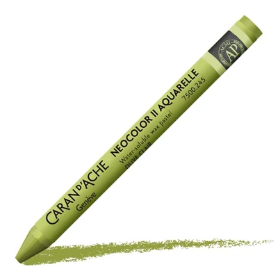 Akvarelová krieda Caran d'Ache Neocolor II - 245, light olive